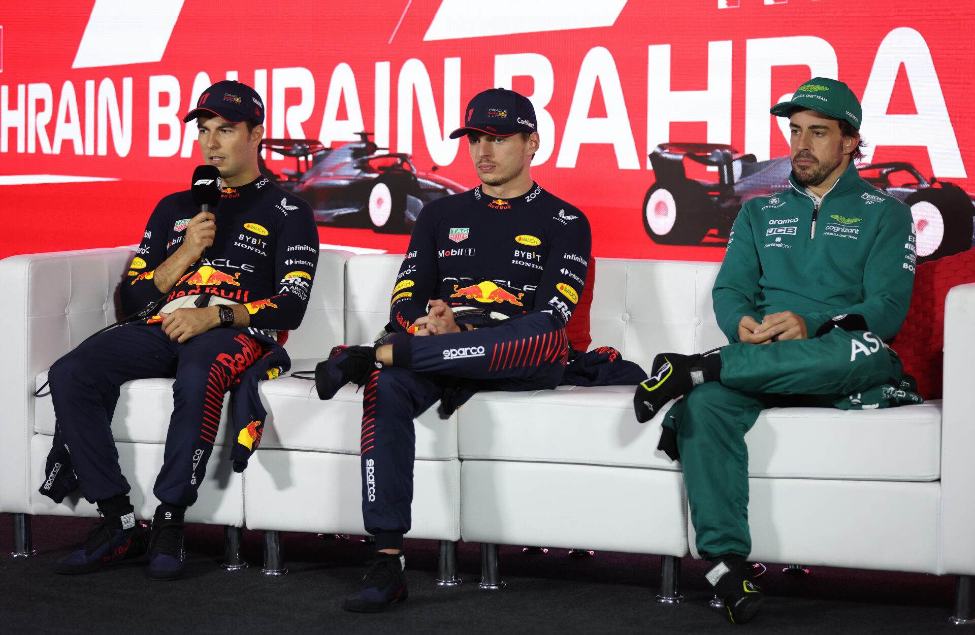 Forma-1, Sergio Pérez, Max Verstappen, Fernando Alonso, Bahreini Nagydíj 2023, futam