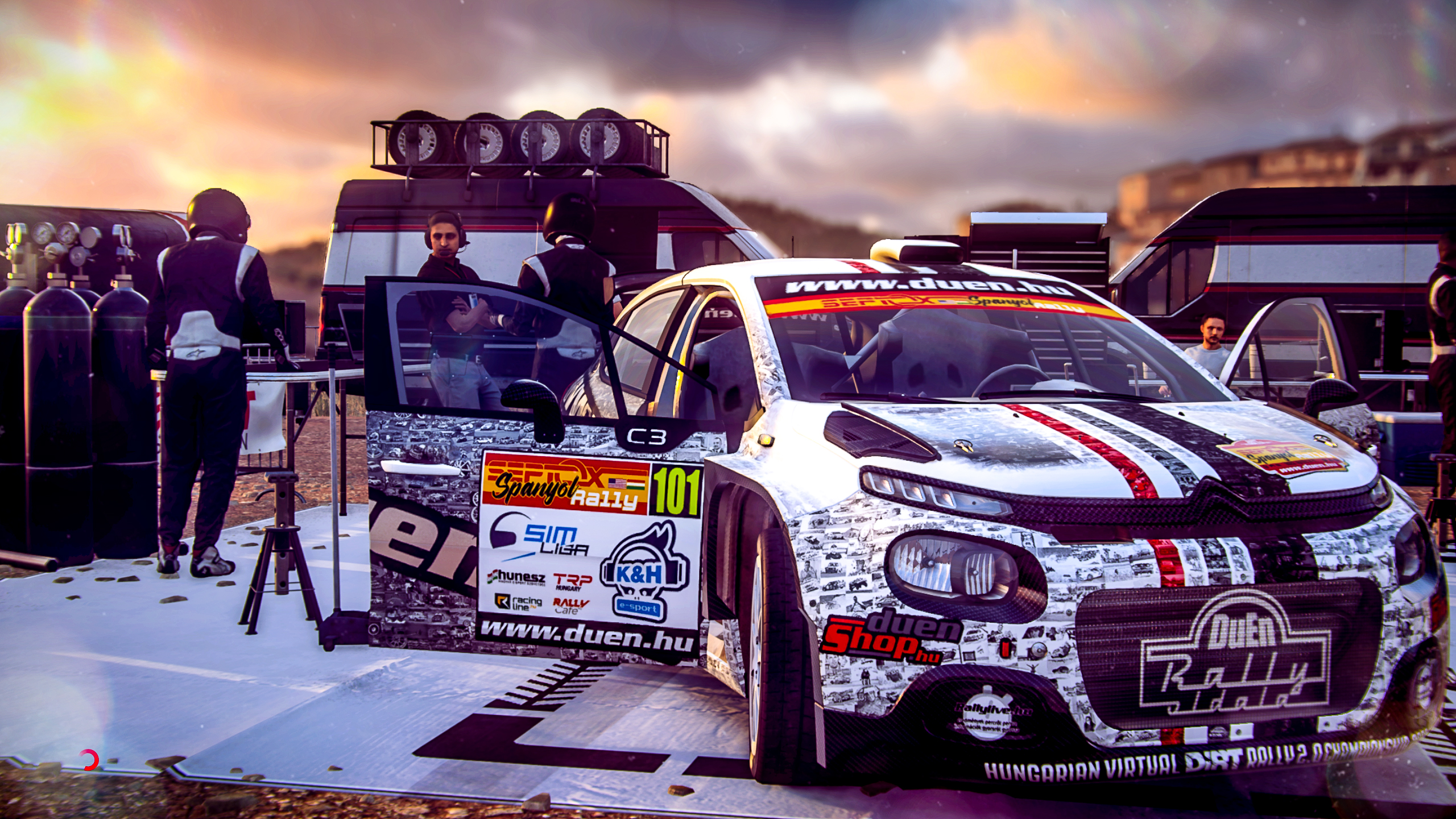 Ezúttal aszfalton folytatódik a virtuális rally bajnokság!