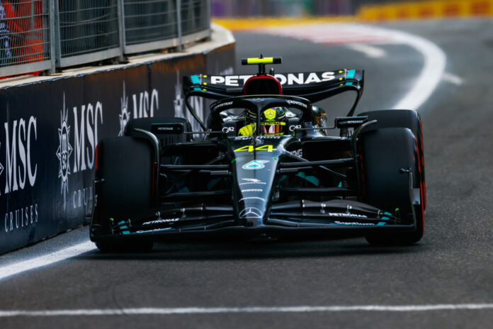 Lewis Hamilton, Mercedes, Azeri Nagydíj