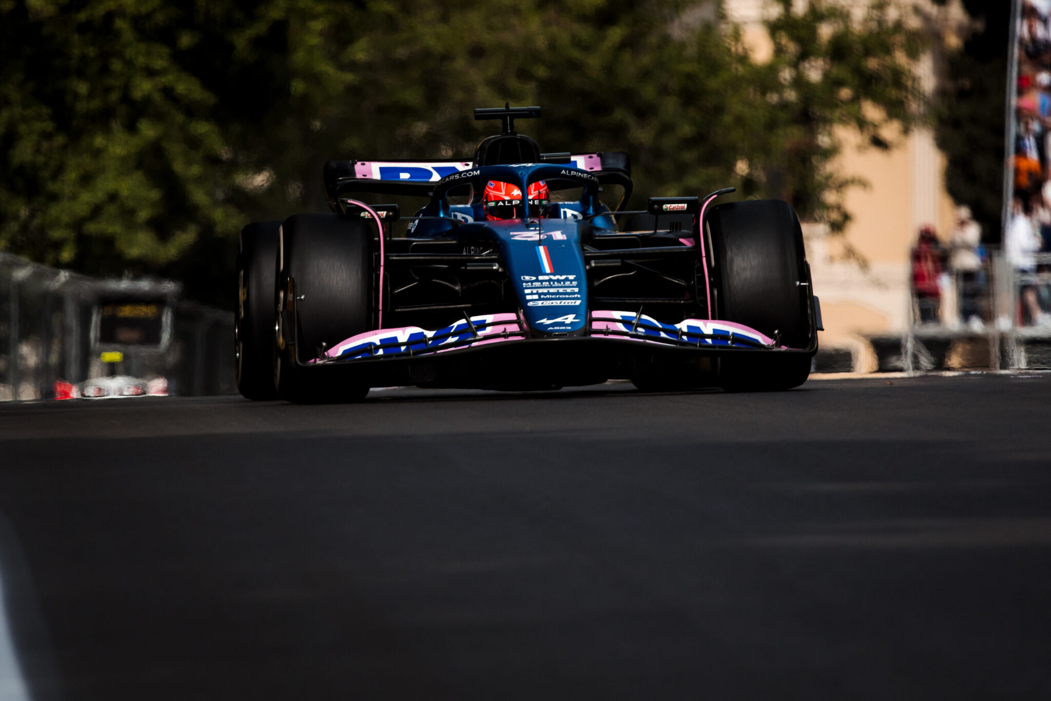 Forma-1, Esteban Ocon, Alpine, Azeri Nagydíj 2023, futam