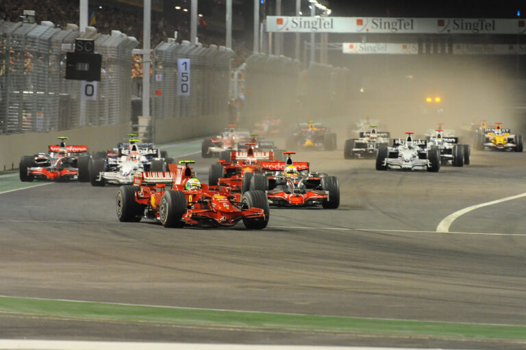 2008 Szingapúri Nagydíj Felipe Massa Lewis Hamilton