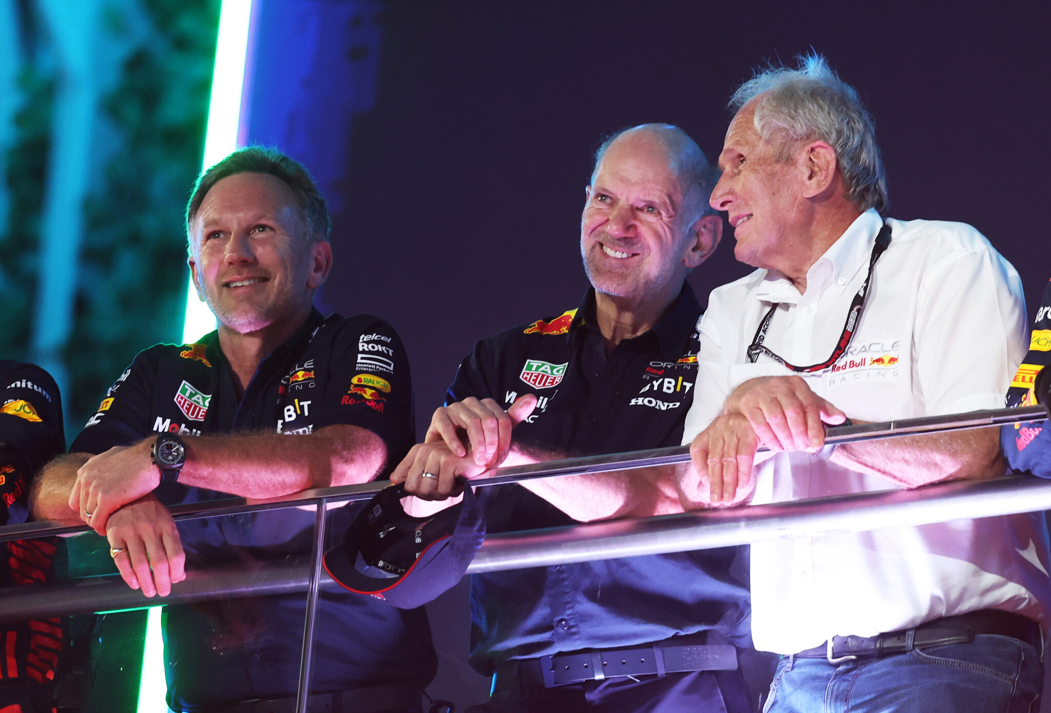 Christian Horner, Adrian Newey, Helmut Marko