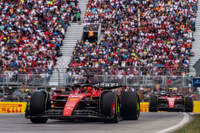 Leclerc Sainz Ferrari Kanadai Nagydíj