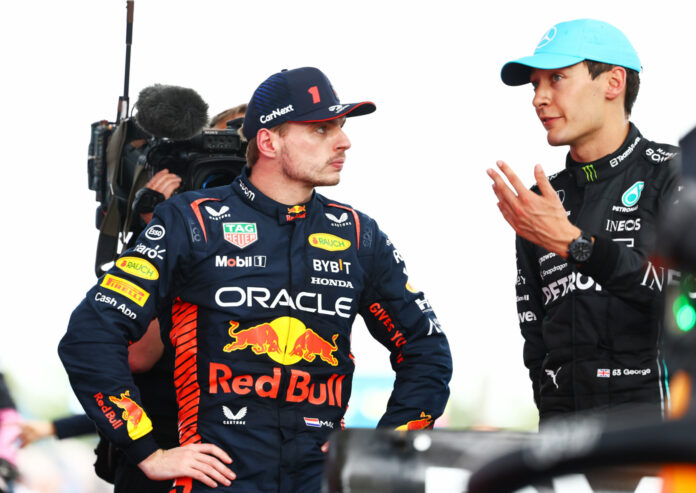 Forma-1, Max Verstappen, George Russell, Spanyol Nagydíj