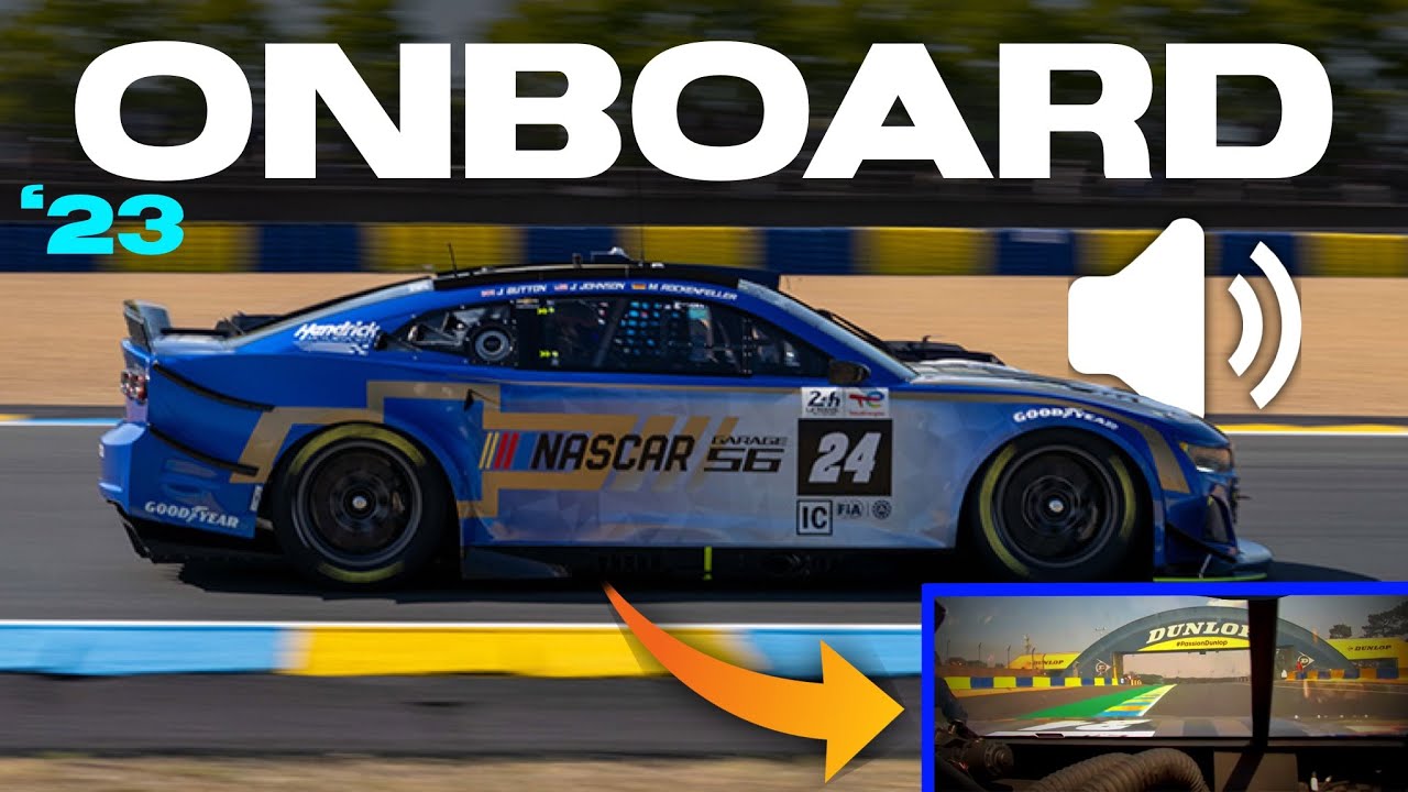 Íme egy kör a NASCAR Le Mans-i autójában!