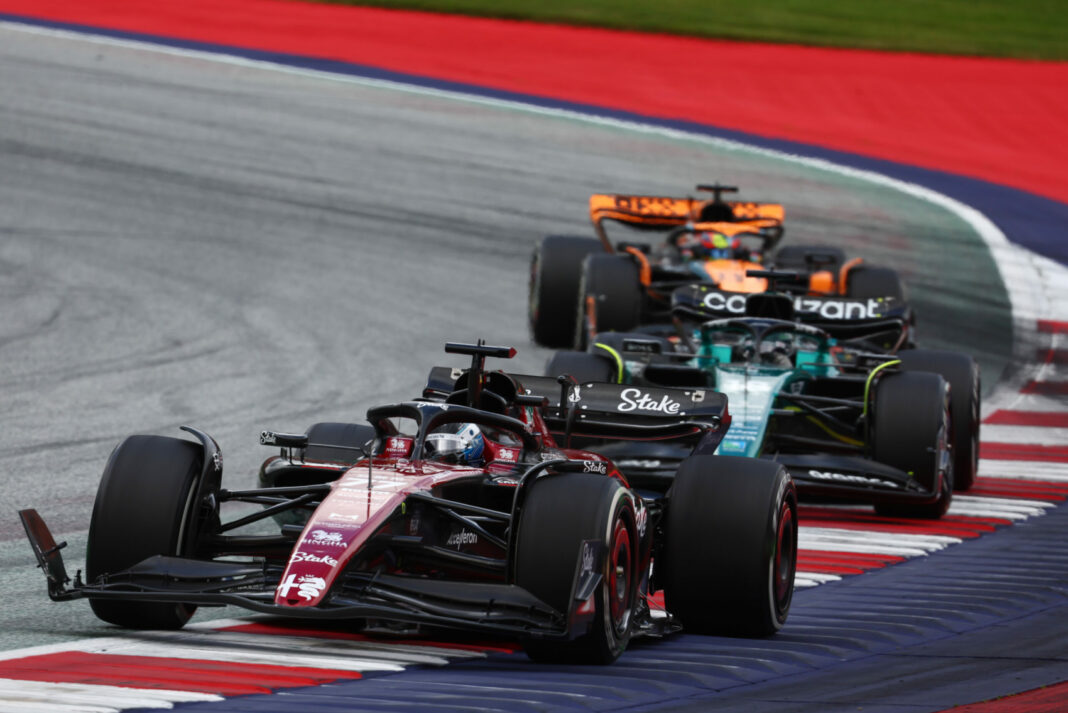 F1 Bottas Alfa Romeo Aston Martin McLaren