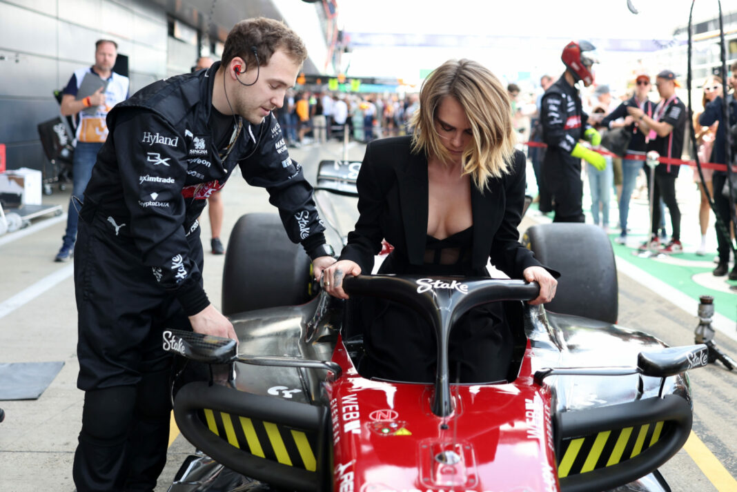 Cara Delevingne Alfa Romeo F1