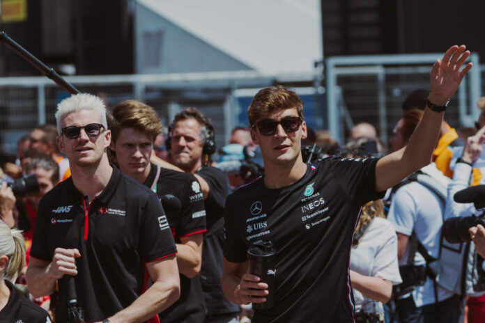 Forma-1, Nico Hülkenberg, George Russell, Magyar Nagydíj 2023, futam