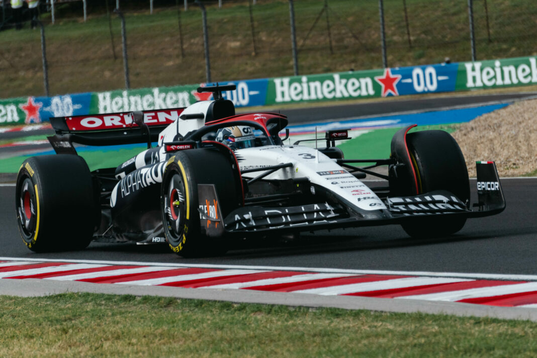 Forma-1, Daniel Ricciardo, AlphaTauri, Magyar Nagydíj 2023, péntek