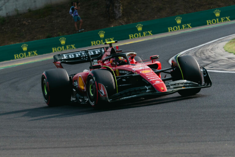 Forma-1, Carlos Sainz, Ferrari, Magyar Nagydíj 2023, péntek