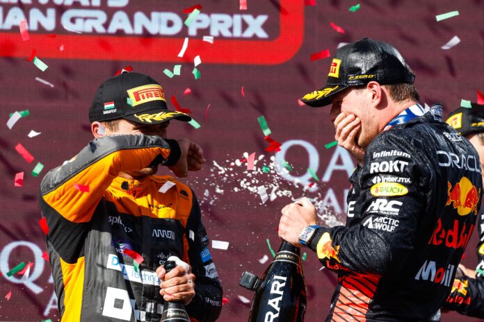 Norris, Verstappen