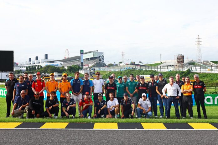 F1, Forma-1, mezőny, grid, Sebastian Vettel, Suzuka, méhhotel
