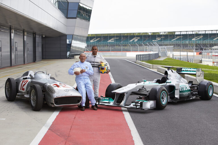 F1 Moss Lewis Hamilton Mercedes 1955 2013
