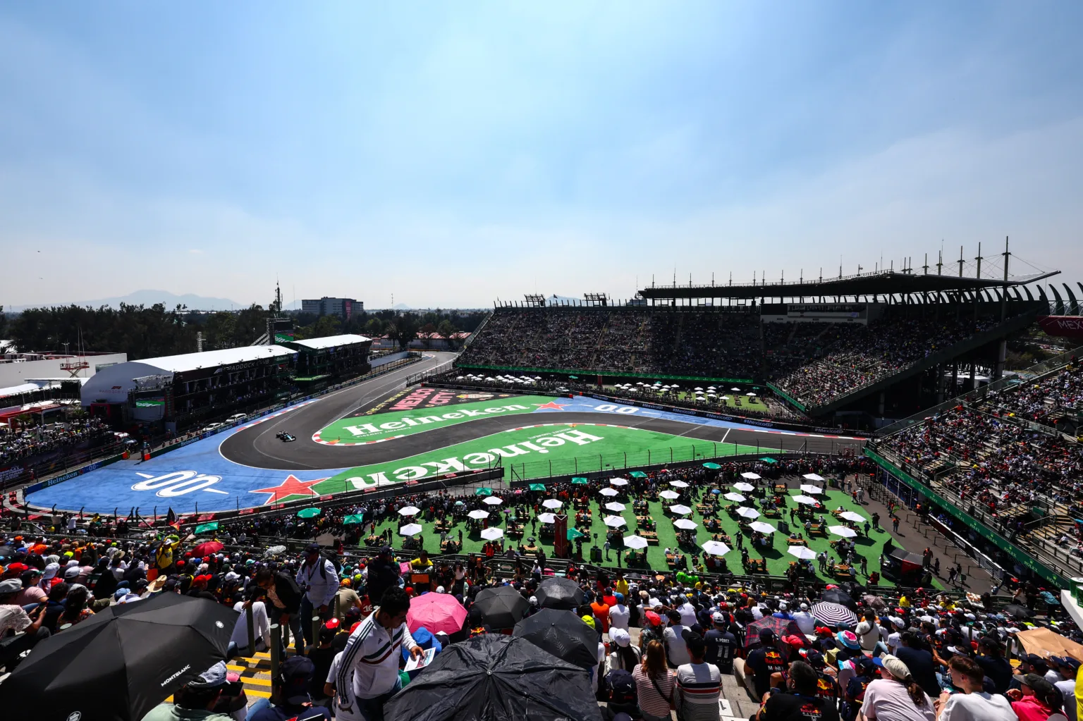 F1 Mexikó nézők lelátó