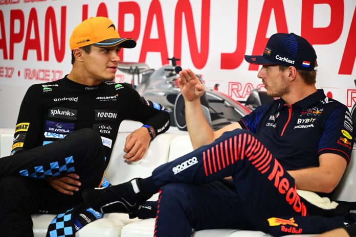 Lando Norris, Max Verstappen, McLaren, Red Bull