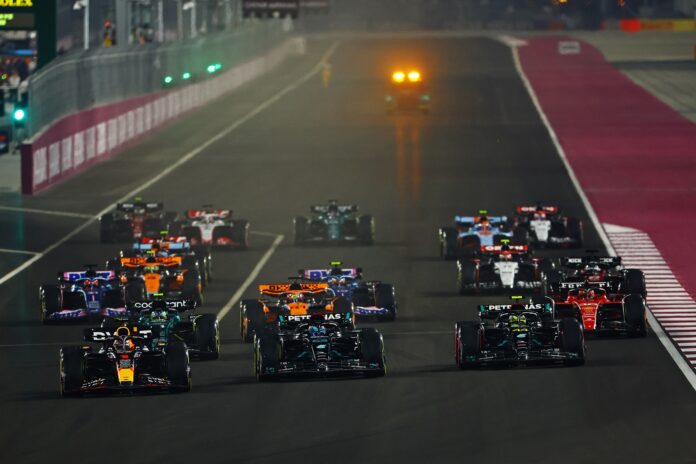 Max Verstappen, Lewis Hamilton, Oscar Piastri, Charles Leclerc, George Russell, Katar, rajt