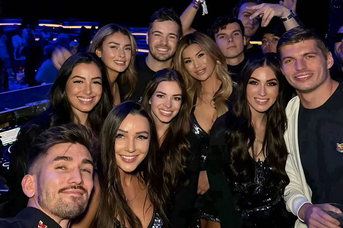 Verstappen és a kórházból kiengedett Norris is nightclubban múlatta az időt Las Vegasban