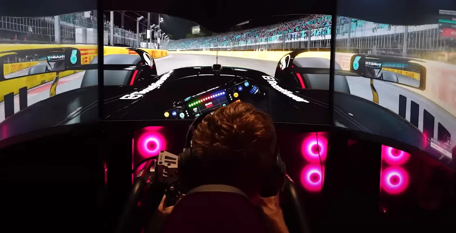 Így néz ki egy kör Las Vegasban a szimulátorban