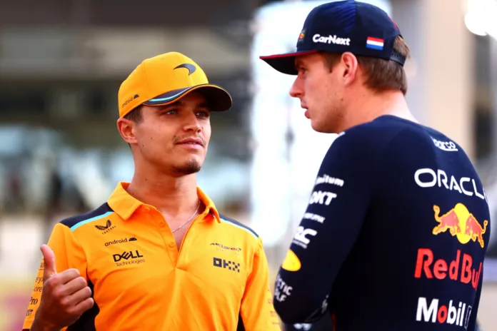 Lando Norris, Max Verstappen, McLaren, Red Bull