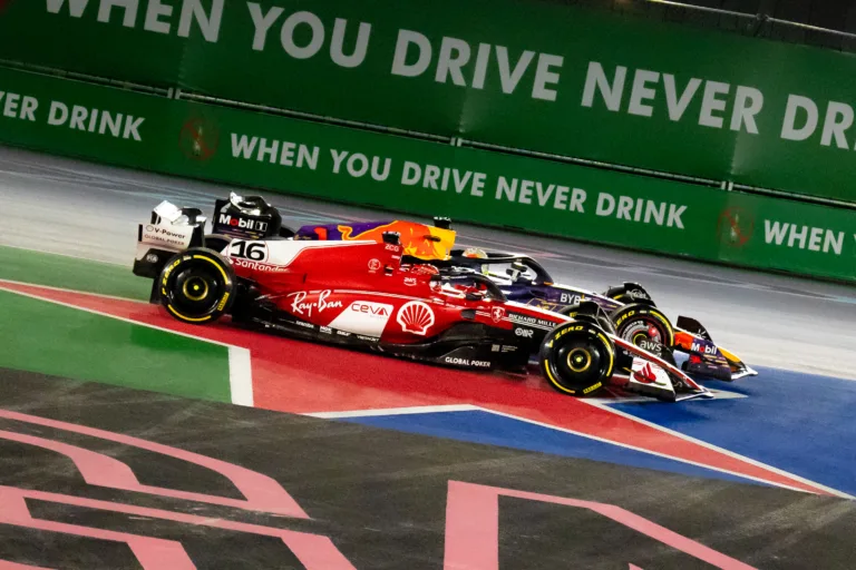 F1 Las Vegas-i Nagydíj Charles Leclerc Ferrari Max Verstappen Red Bull