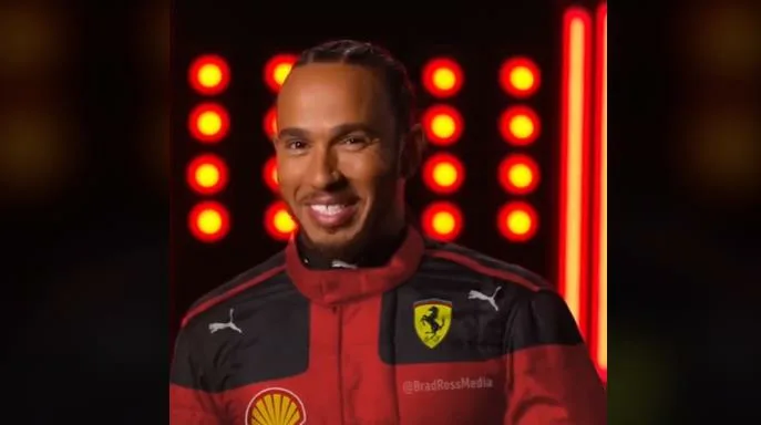 Hamilton, Ferrari, fake