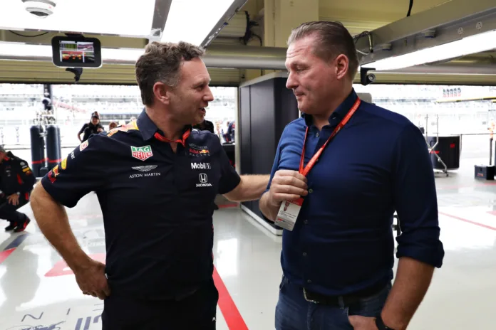 Jos Verstappen, Christian Horner, Red Bull