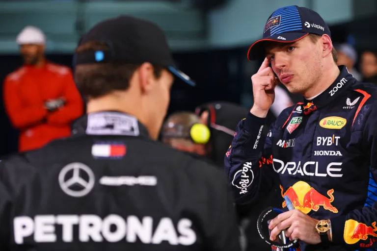 Max Verstappen, Red Bull, George Russell, Mercedes