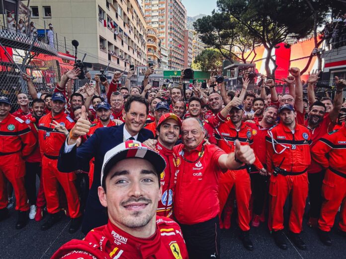 Ferrari Leclerc Monaco