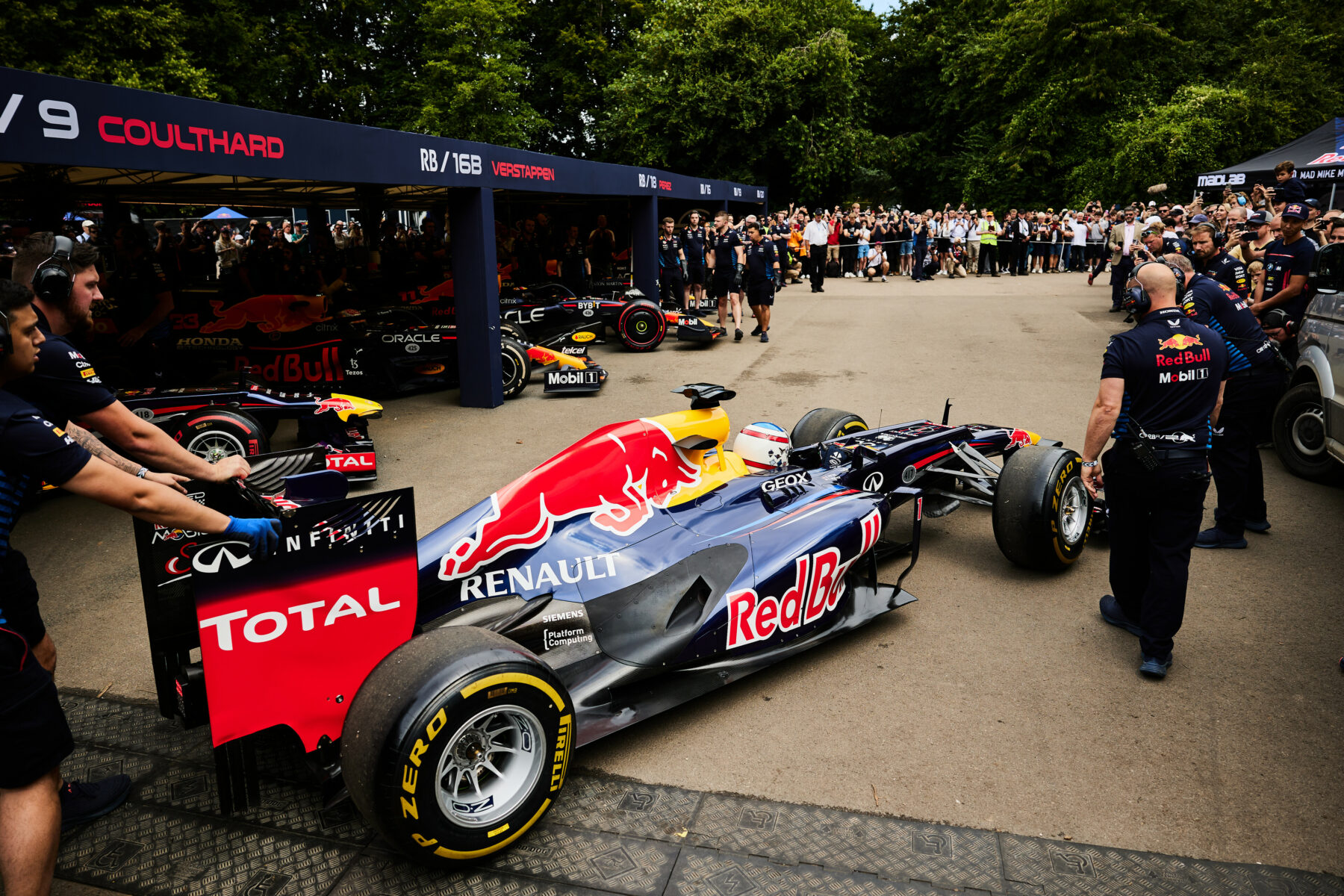 Christian Horner, Red Bull RB8, Goodwood