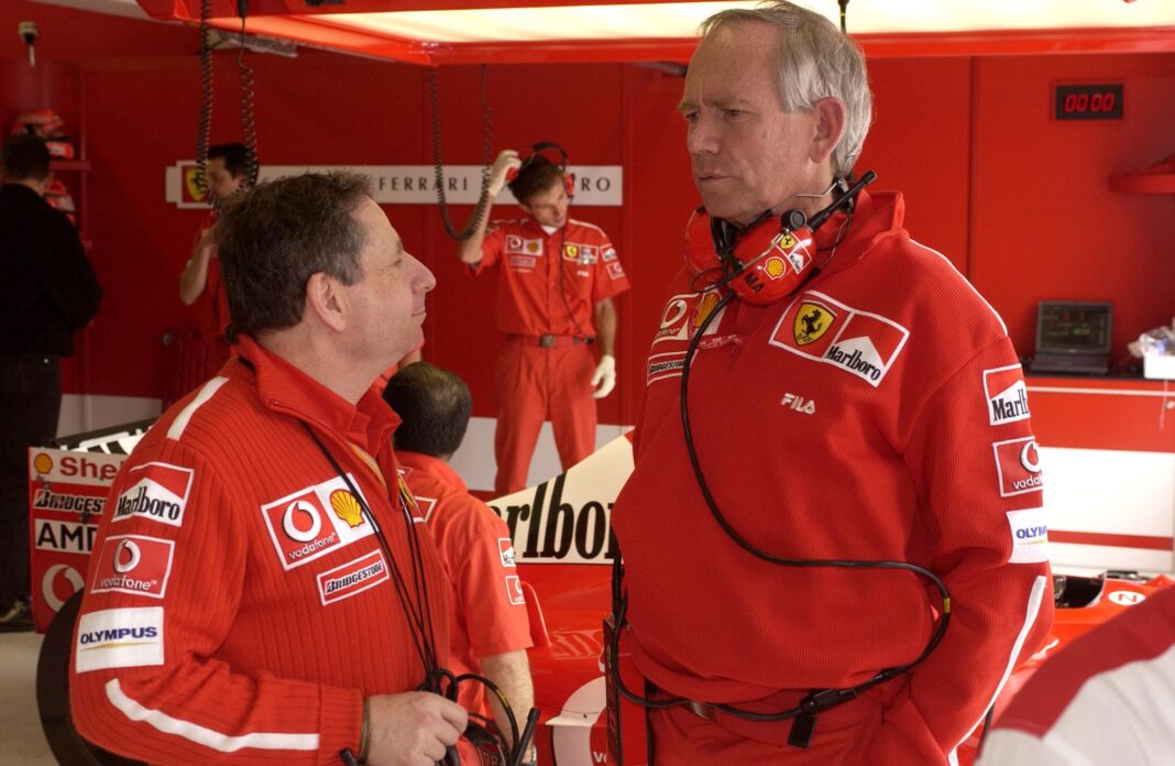 Rory Byrne, Jean Todt, Ferrari