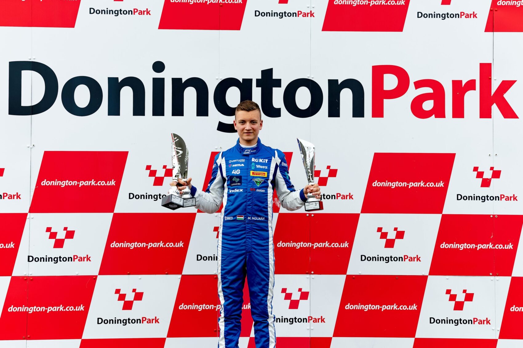 Három dobogós helyezéssel gazdagodott Molnár Martin Doningtonban