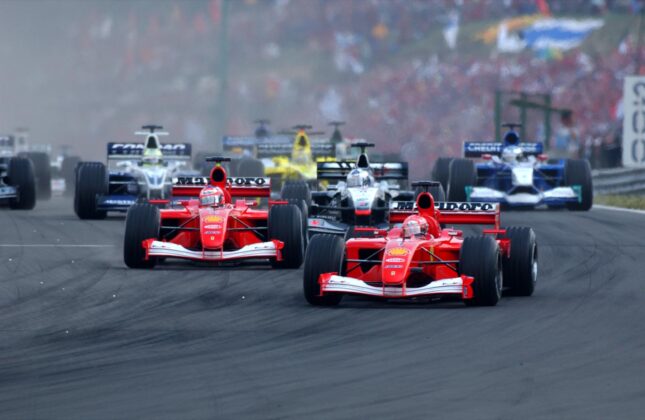 Michael Schumacher, Rubens Barrichello, Ferrari, Magyar Nagydíj, 2001