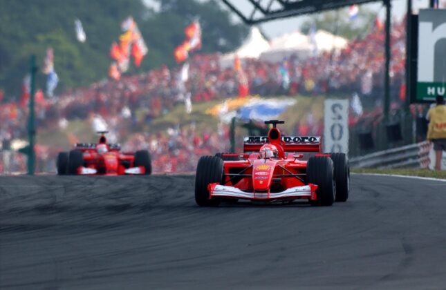 Michael Schumacher, Rubens Barrichello, Ferrari, Magyar Nagydíj, 2001