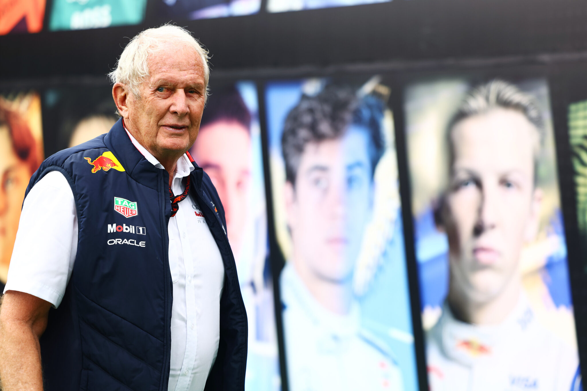 Helmut Marko, Colapinto, Lawson, Red Bull