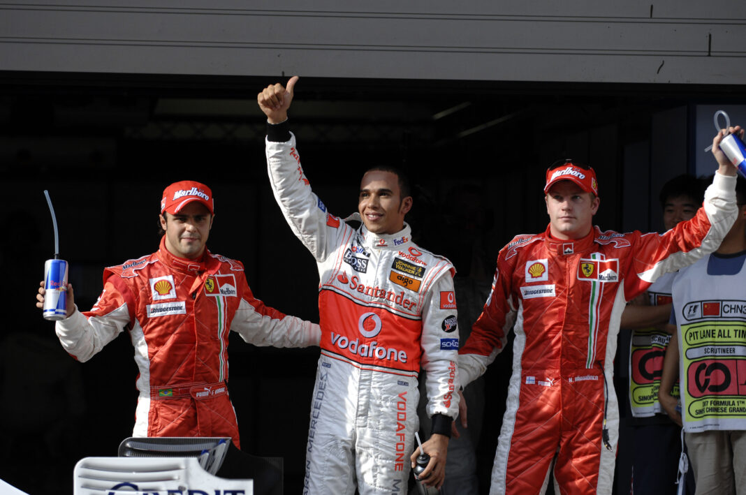 Felipe Massa, Kimi Räikkönen, Lewis Hamilton, McLaren, Ferrari