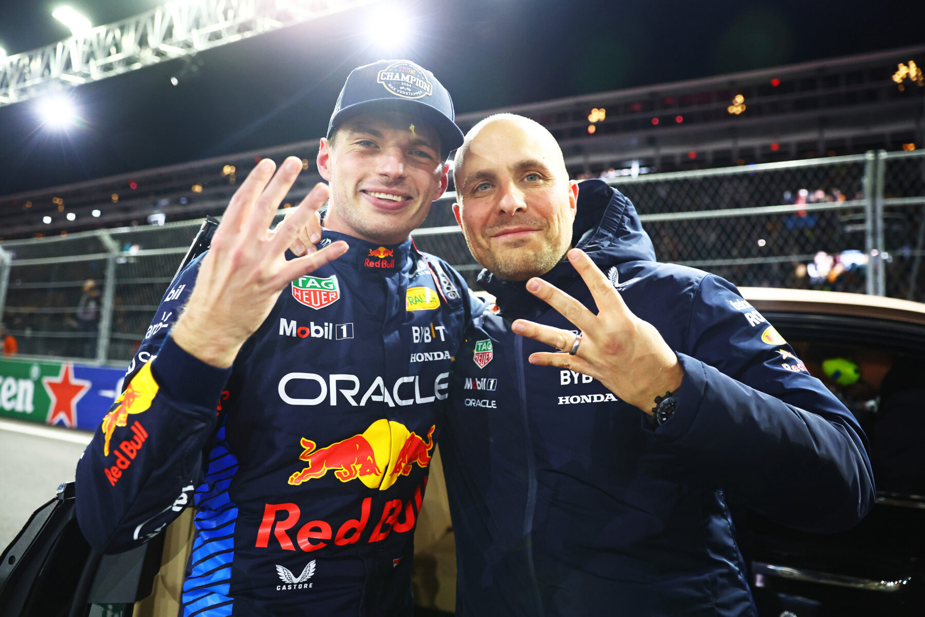 Max Verstappen, Gianpiaero Lambiase, Red Bull, Las Vegas