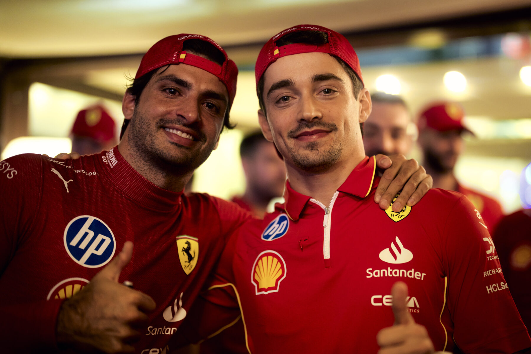 Charles Leclerc, Carlos Sainz, Ferrari