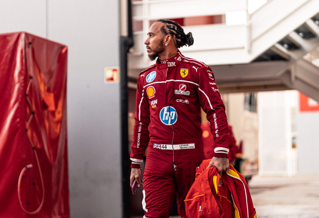 Lewis Hamilton, Ferrari, teszt, Barcelona