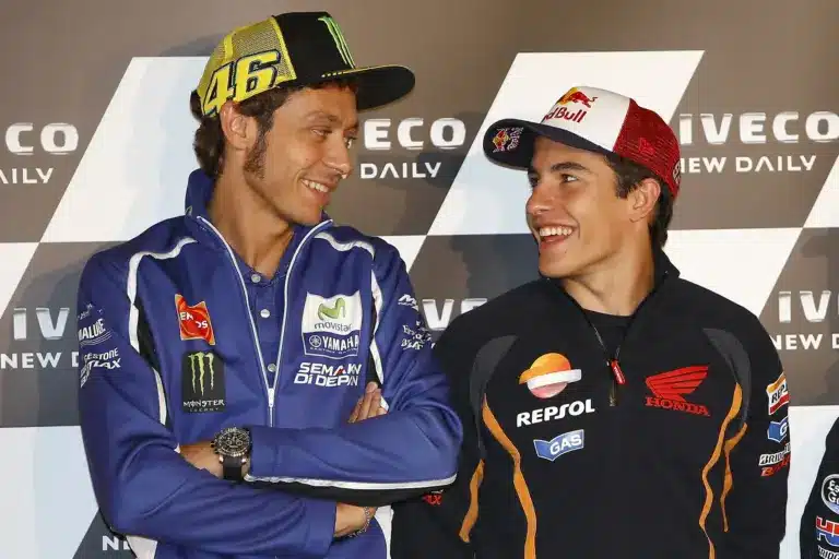 Valentino Rossi, Marc Márquez, 2014, Assen
