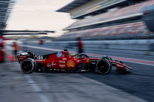 Lewis Hamilton, Ferrari, teszt, Barcelona