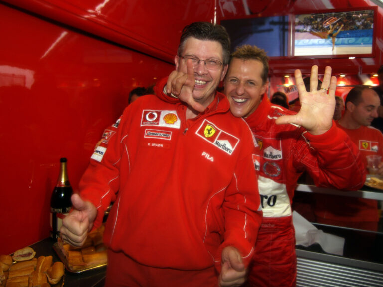 Ross Brawn, Michael Schumacher, Ferrari, Belga Nagydíj, 2004