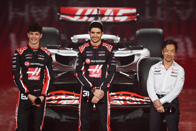 Oliver Bearman, Esteban Ocon, Ayao Komatsu