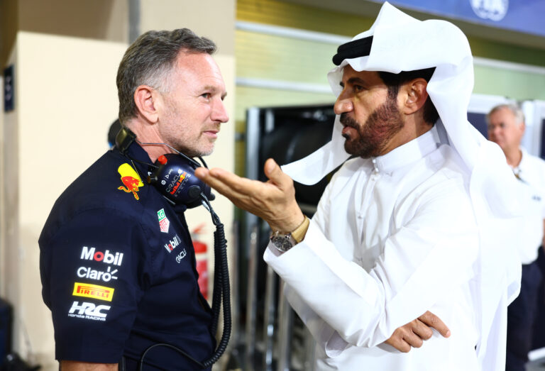 Christian Horner, Mohammed Ben Sulayem, FIA