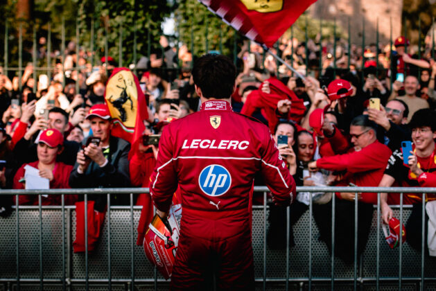 Charles Leclerc, Ferrari, bemutató, Milánó