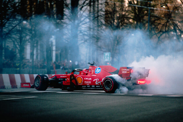 Charles Leclerc, Ferrari, bemutató, Milánó