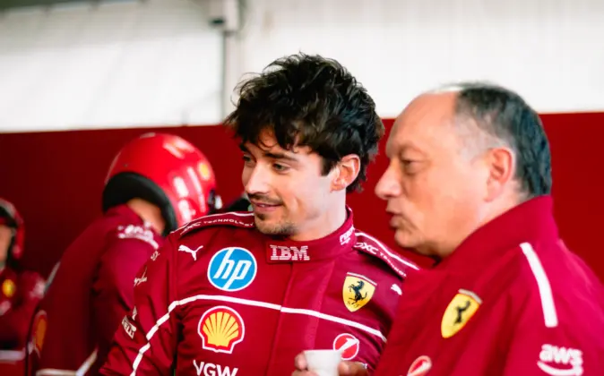 Charles Leclerc, Fr&eacute;d&eacute;ric Vasseur, Ferrari, bemutat&oacute;, Mil&aacute;n&oacute;