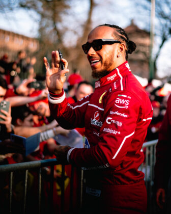 Lewis Hamilton, Ferrari, bemutató, Milánó