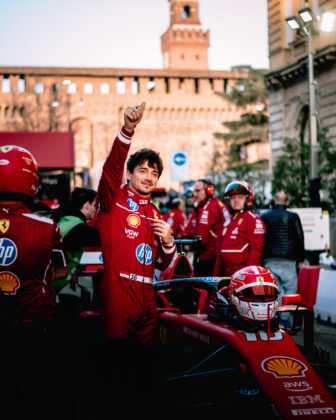 Charles Leclerc, Ferrari, bemutató, Milánó