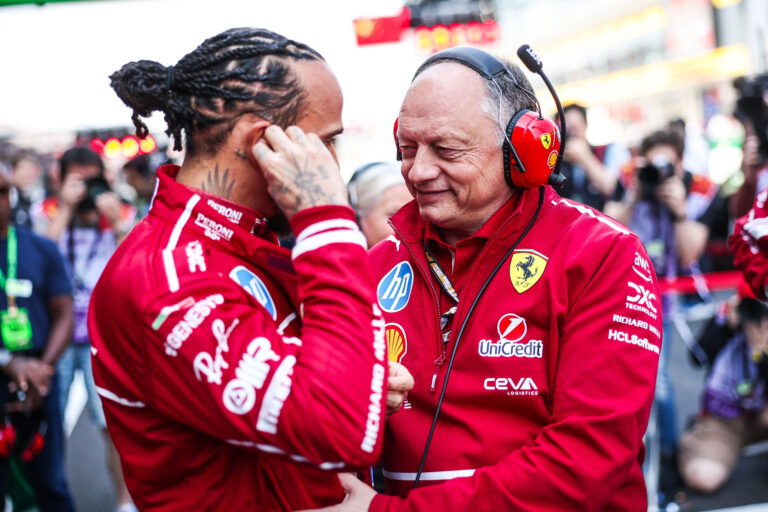 Lewis Hamilton, Fred Vasseur, Ferrari