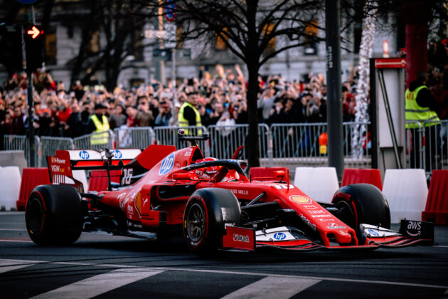 Charles Leclerc, Ferrari, bemutató, Milánó